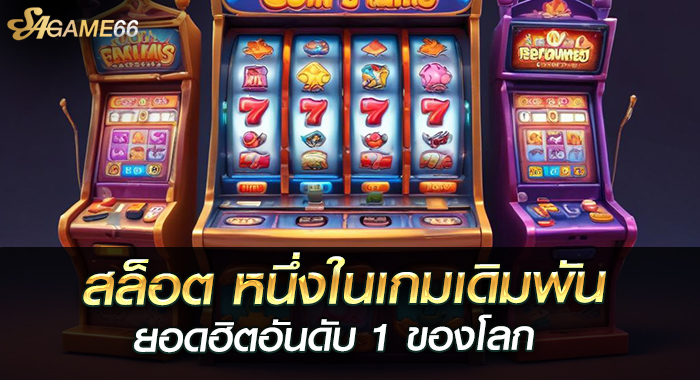 สล็อต หนึ่งในเกมเดิมพันยอดฮิตอันดับ 1 ของโลก